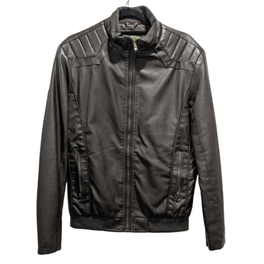 Xios New York Faux Leather Biker Jacket